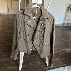 Free people military cadet jacket, size XS. Never worn before!